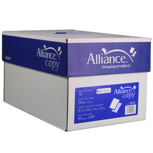 Alliance Copy Paper - 92 Bright - 10 Ream (5,000 Sheets)