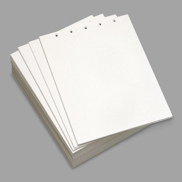 Prepunched Paper Alliance 5 Hole Top Punch 8.5 x 11, 92 Bright, 20 LB