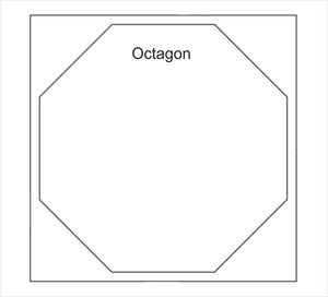 OCTAGON - Floor Graphic - Red - "X Marks the Spot" (25 ct)