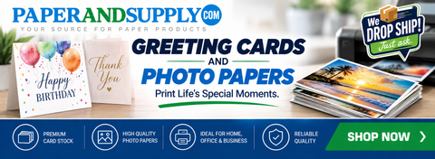 Greeting Cards + Photo Papers+Envelopes