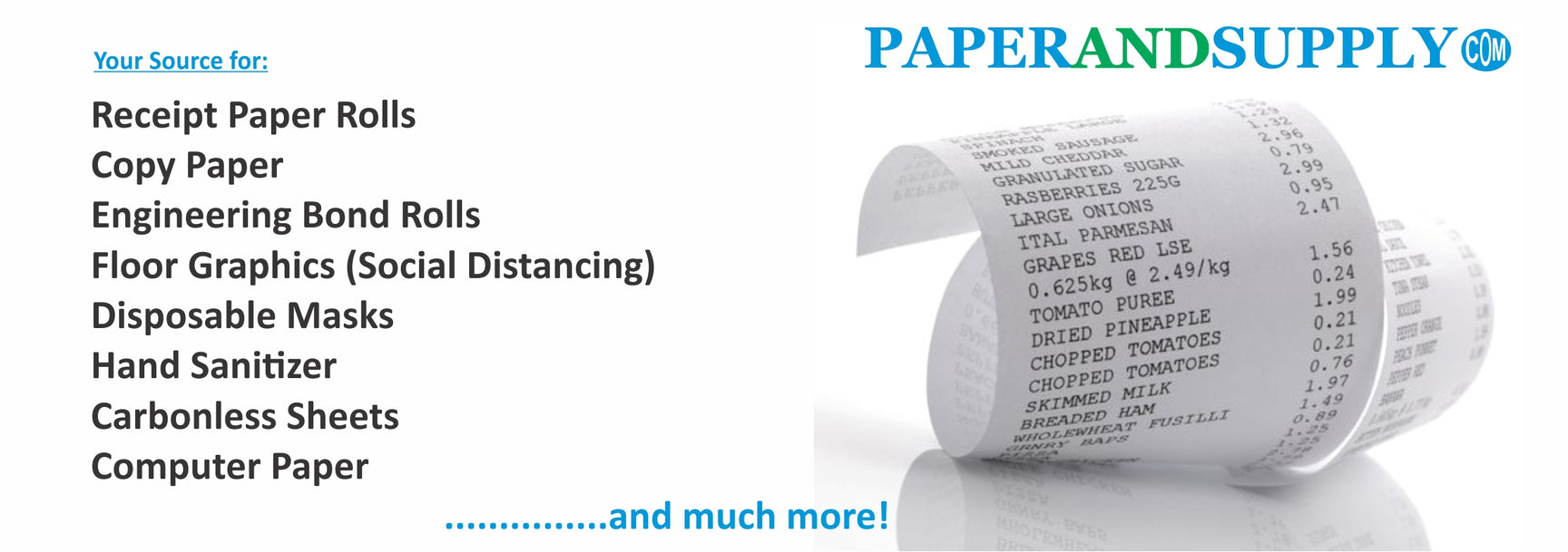 Paper and Supply for Thermal receipt paper for your cash register