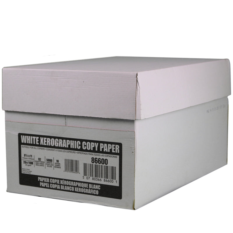 White Box Copy Paper - 92 Bright - 10 Ream (5,000 Sheets) – Paper