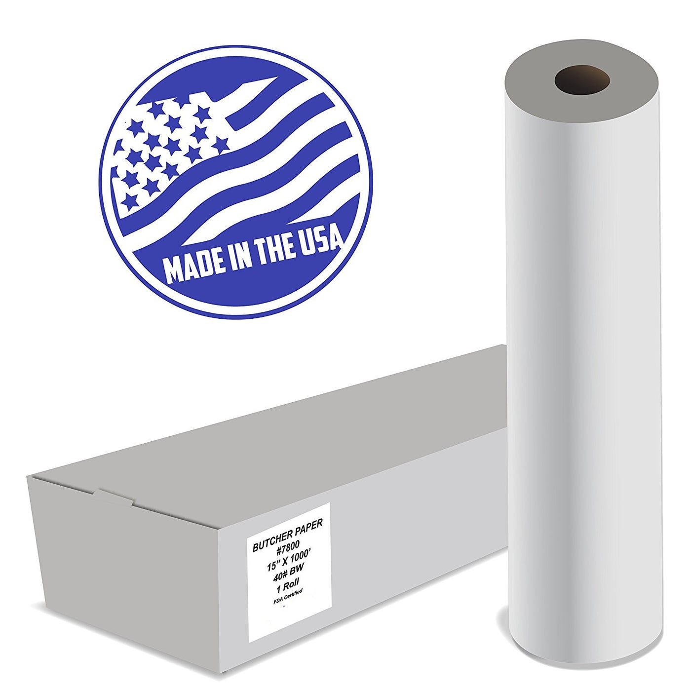 Butcher Paper - 18 x 900 FT White – Paper and Supply