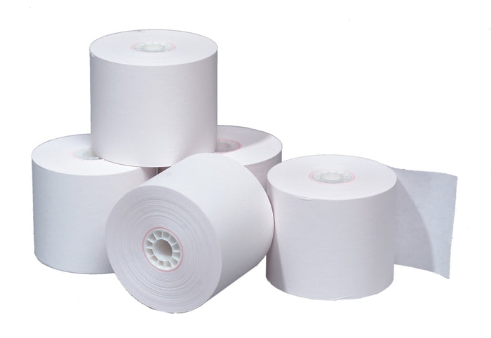 3" x 190 FT Bright White Bond Roll (50 Rolls) - Alliance 3503